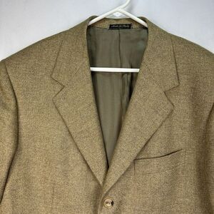 Pal Zileri Wool Cashmere Blend 3-Button Blazer Mens 44R Brown Sport Coat Italy‎